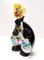 Vintage Murano Glas Clown Trinket Schale / Aschenbecher in Schwarz & Mehrfarbig, Italien, 1960er 4