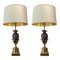Pineapple Table Lamps by Maison Charles,1960s, Set of 2, Image 1