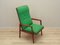 Danish Teak Green Armchair, 1970s 7