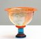 Large Art Glass Bowl Cancan Series by Kjell Engman for Kosta Boda, 1990s 1