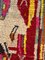 Tappeto lungo berbero rosso astratto, inizio XXI secolo, Immagine 6