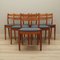 Danish Teak Chairs by Poul M. Volther, 1970s, Set of 6 1