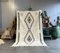 Moroccan Modern Traditional White Area Rug, 2000s 2