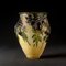 Große Vase aus mundgeblasenem Cameo Pflaumenglas von Gallé, 1920er 3