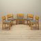 Danish Ash Chairs by Kurt Østervig for FDB Furniture, 1960s, Set of 5 1