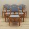 Danish Ash Chairs by Poul M. Volther for FDB Møbler, 1960s, Set of 6 1