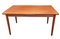 Danish Dining Table in Teak with Double Pull-Out Tops, 1960s, Image 1