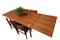 Danish Dining Table in Teak with Double Pull-Out Tops, 1960s 11