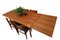 Danish Dining Table in Teak with Double Pull-Out Tops, 1960s, Image 11