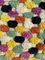 Moroccan Modern Colorful Dots Area Rug, 2000s 5