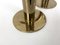 Mid-Century Scandinavian Lily Candleholders in Brass by Ivar Ålenius Björk for Ystad-Metall, Sweden, Set of 2 10