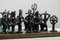 Brutalist Bronze Chess Set by Alberto Giacometti, Italy, 1960s, Set of 33, Image 2