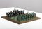 Brutalist Bronze Chess Set by Alberto Giacometti, Italy, 1960s, Set of 33 8