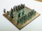 Brutalist Bronze Chess Set by Alberto Giacometti, Italy, 1960s, Set of 33 7