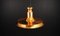 Vintage Danish Ceiling Lamp, 1960s, Image 2