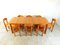 Pine Wood Dining Set attributed to Rainer Daumiller for Hirtshals Savvaerk, 1980s, Set of 9, Image 1