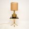 Large Vintage Brass Table Lamp, 1960 3