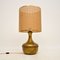 Large Vintage Brass Table Lamp, 1960 1
