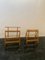 Klappbare und höhenverstellbare Tische aus Eschenholz, 1960er, 2er Set 3