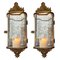 French Wall Lanterns, 1950s, Set of 2 1