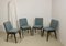 Scandinavian Style Model 200-125 Chairs by Józef Chieowski, 1970, Set of 4 1