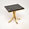 Vintage Brass and Marble Side Table , 1970 1