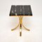 Vintage Brass and Marble Side Table , 1970 3