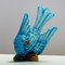 Large Glazed Ceramic / Chamotte Blue Parrot by Gunnar Nylund for Rörstrand, 1960 6