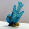 Large Glazed Ceramic / Chamotte Blue Parrot by Gunnar Nylund for Rörstrand, 1960 1