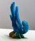 Large Glazed Ceramic / Chamotte Blue Parrot by Gunnar Nylund for Rörstrand, 1960 5