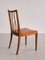 Dining Chairs in Walnut and Leather by Frode Holm for Illums Bolighus, Denmark, 1940s, Set of 8 16