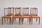 Chaises de Salle à Manger en Noyer et Cuir par Frode Holm pour Illums Bolighus, Danemark, 1940s, Set de 8 2