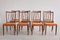 Dining Chairs in Walnut and Leather by Frode Holm for Illums Bolighus, Denmark, 1940s, Set of 8 2