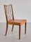 Dining Chairs in Walnut and Leather by Frode Holm for Illums Bolighus, Denmark, 1940s, Set of 8 6