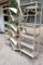 Vintage Sculptural Grey Lacquered Iron Shelf, 1970s, Image 5