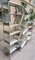 Vintage Sculptural Grey Lacquered Iron Shelf, 1970s, Image 4