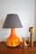 Lampe de Bureau Orange, 1970s 6