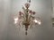 Lámpara de araña veneciana de cristal de Murano, años 60, Imagen 9