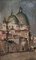 Bruno Martini, Basilique Santa Maria della Salute, Venezia, Oil on Cardboard, Framed, Image 2