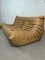 Camel Leather Togo Sofa by Michel Ducaroy for Ligne Roset, Set of 5 11