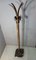 Coat Rack in Brass & Black Marble with Iron Base, 1950s, Image 2