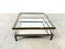 Vintage Sliding Glass Coffee Table by Maison Jansen, 1970s 10