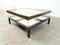 Vintage Sliding Glass Coffee Table by Maison Jansen, 1970s 9