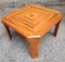 Tavolino da caffè in legno finemente intarsiato, anni '50, Immagine 2