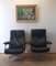 Scandinavian Leather Chairs, 1970s, Set of 2 11