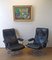 Scandinavian Leather Chairs, 1970s, Set of 2, Image 2