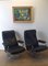 Scandinavian Leather Chairs, 1970s, Set of 2 6