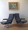 Scandinavian Leather Chairs, 1970s, Set of 2 7