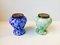 Vases Art en Verre avec Grillage en Laiton par Ruckl, Set de 2 4