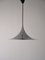 Lámpara de suspensión de metal plateado de Berderup & Thorsten, años 70, Imagen 2